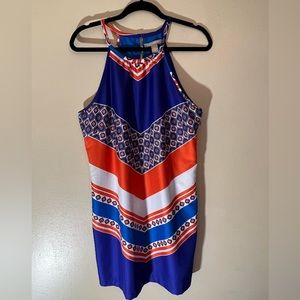 Banana Republic Size 10 High Neck Summer Dress